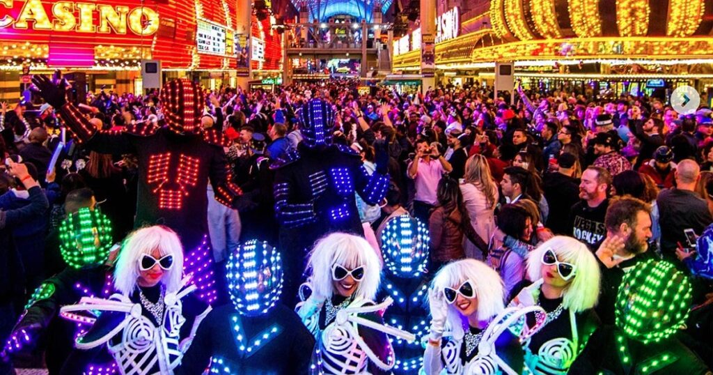 Fremont Street on New Years