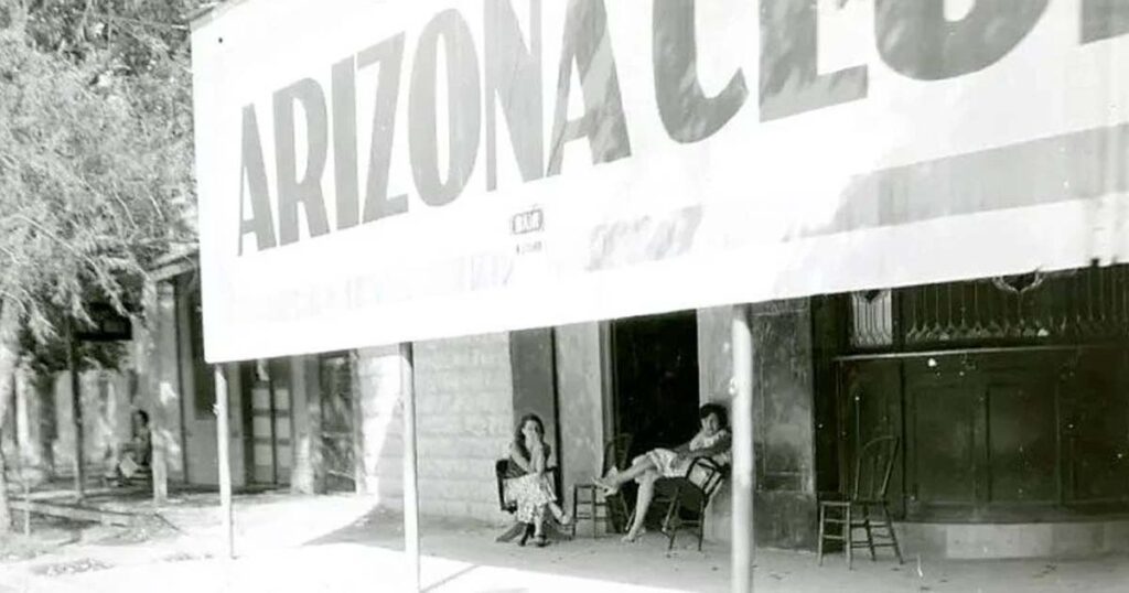 The Arizona Club in Las Vegas during the 1920s